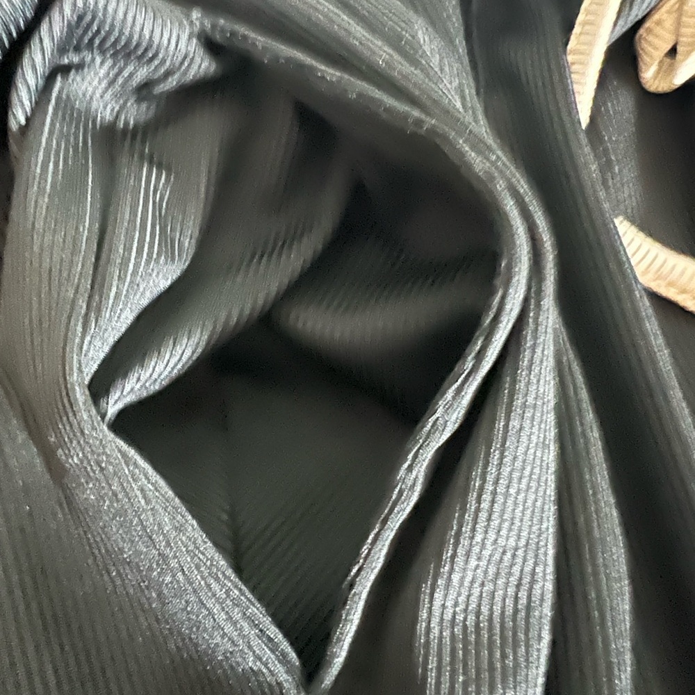 Cider Black Wide-Leg Drawstring Pants - Picture 4 of 5